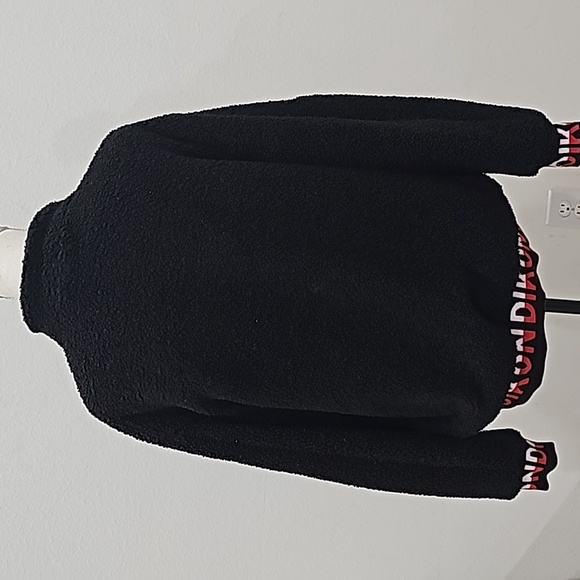 Fashion 4006, dikon Bomber Jacket with patches Zipper Black Size XL Unsex - Picture 7 of 15